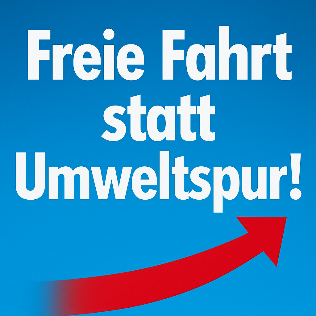 Freie Fahrt statt Umweltspur!